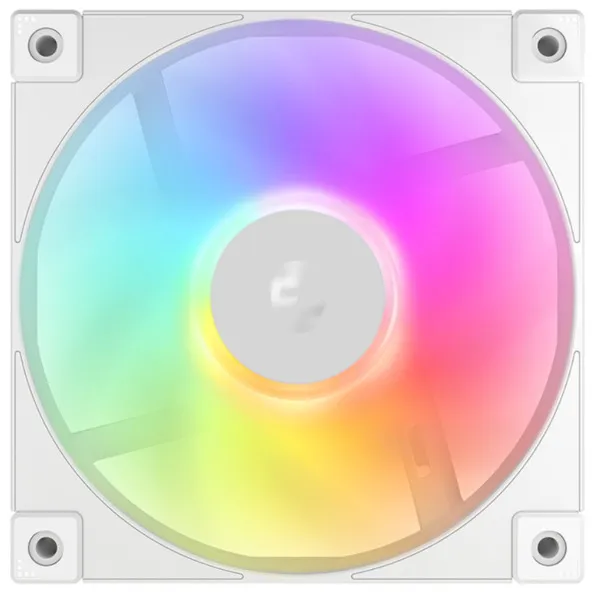 Deepcool FD12 ARGB 3in1 120mm - chassi fläkt, Vit, 3st