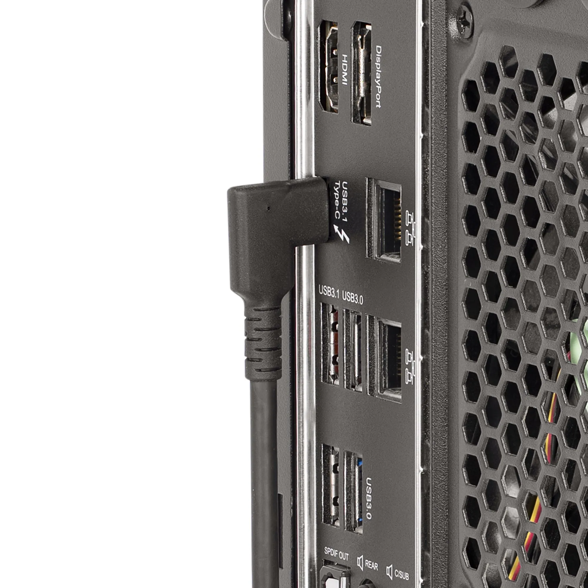 RUGGED RIGHT ANGLE USB-C CABLE - USB C TO C CABLE - 90 DEGREES