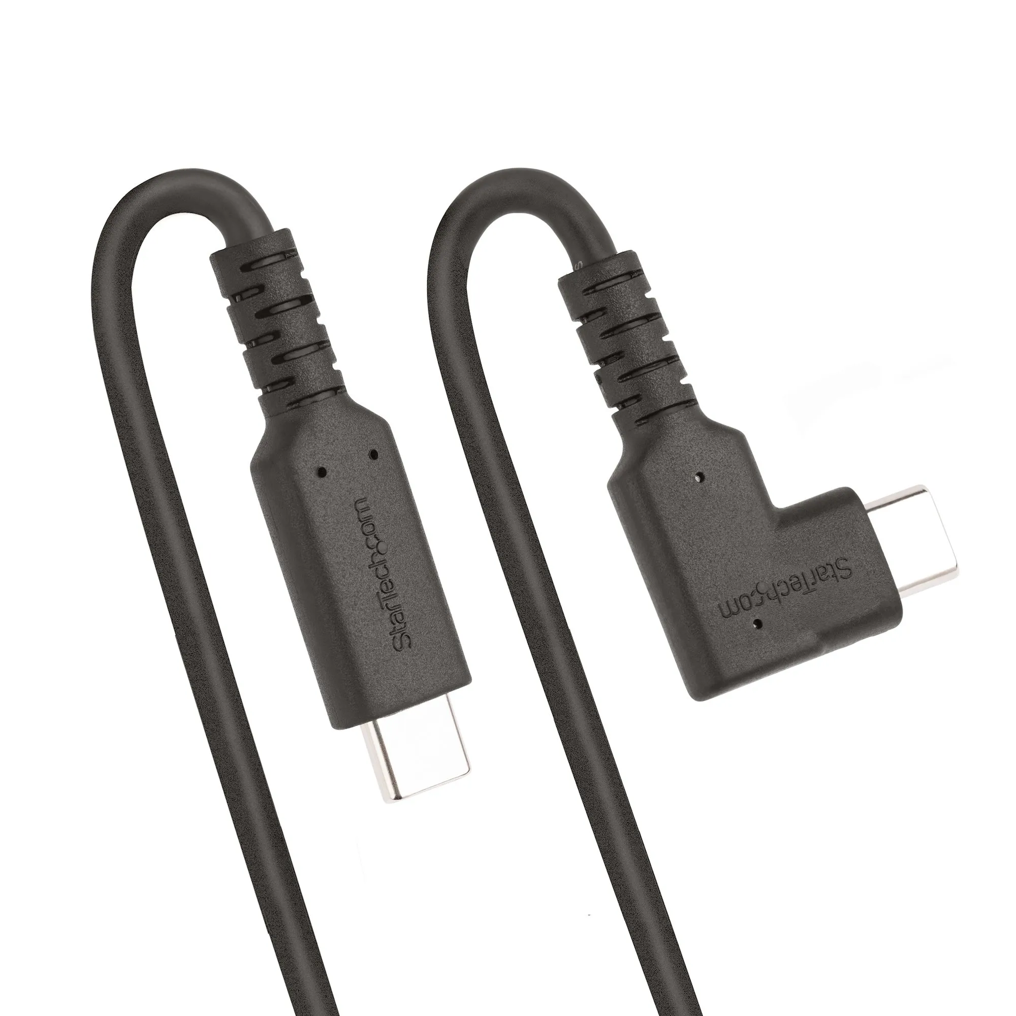 RUGGED RIGHT ANGLE USB-C CABLE - USB C TO C CABLE - 90 DEGREES