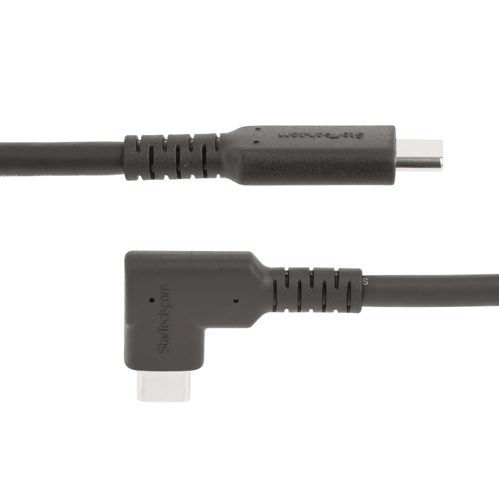 RUGGED RIGHT ANGLE USB-C CABLE - USB C TO C CABLE - 90 DEGREES