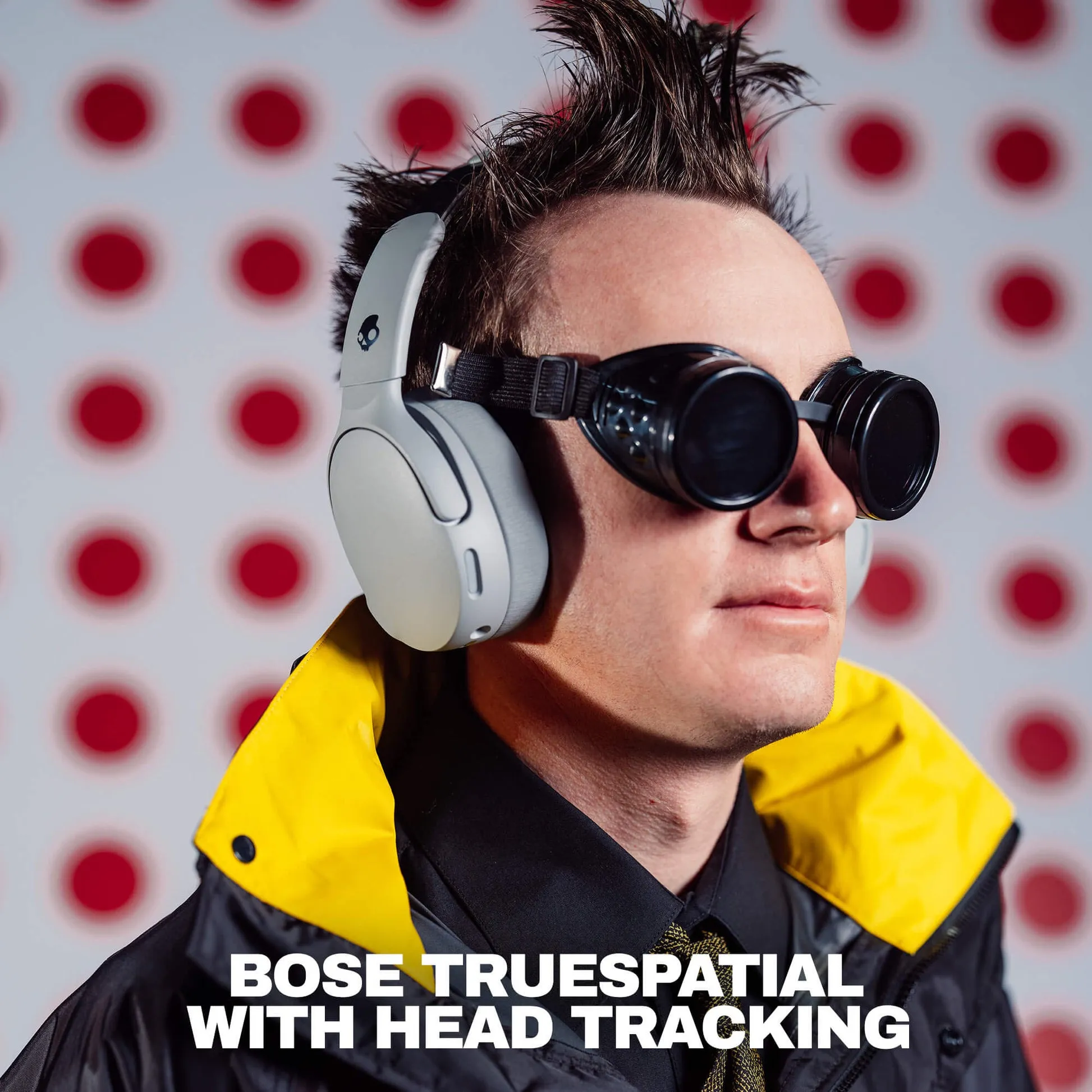 Skullcandy Crusher 1080 ANC -langattomat kuulokkeet, harmaa