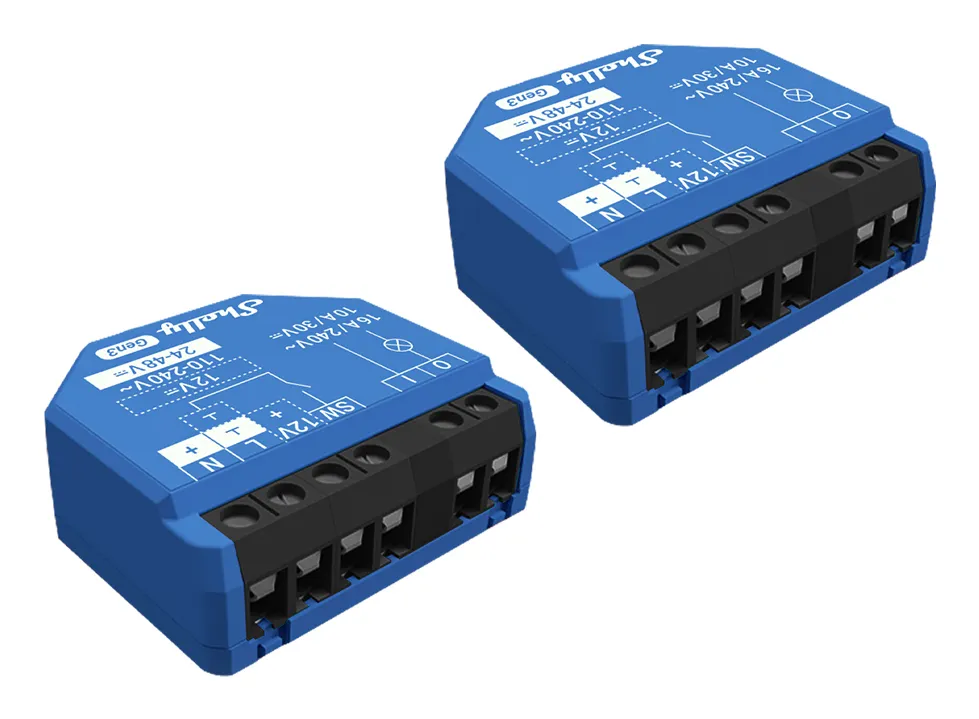 Shelly 1 Gen3 - Wi-Fi-operated smart switch 2-pack