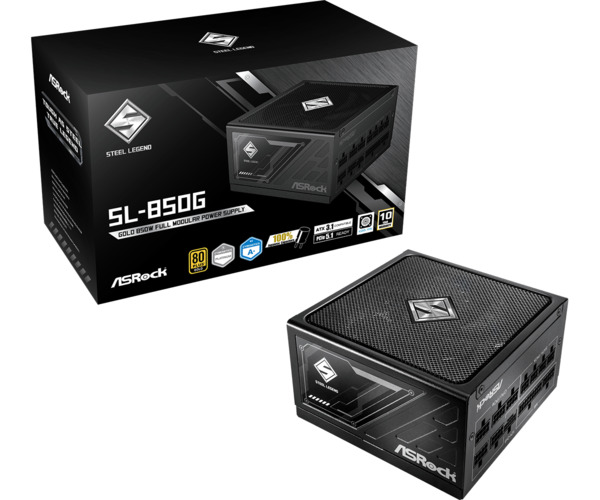 ASRock Steel Legend 850G 850W - n&auml;taggregat, 80 Plus Gold