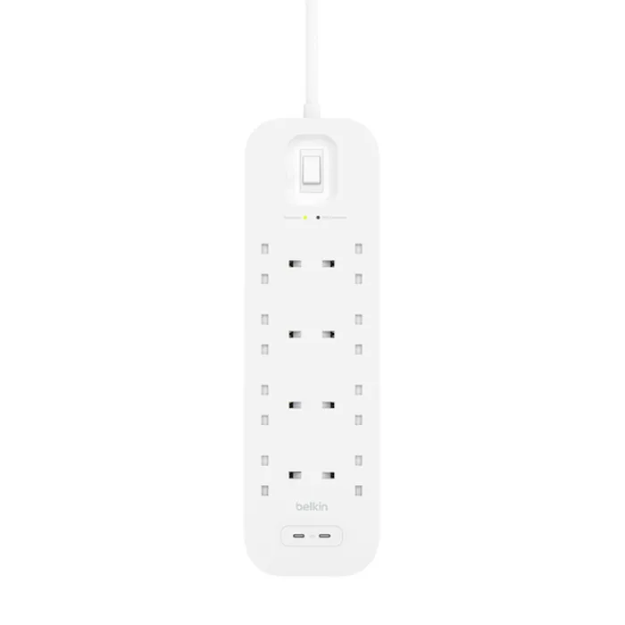 Surge Protection USB-C 8 Outlet Dual USB-C 30W PD