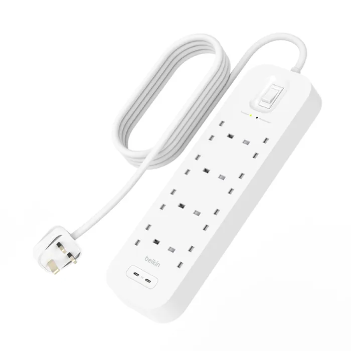 Surge Protection USB-C 8 Outlet Dual USB-C 30W PD