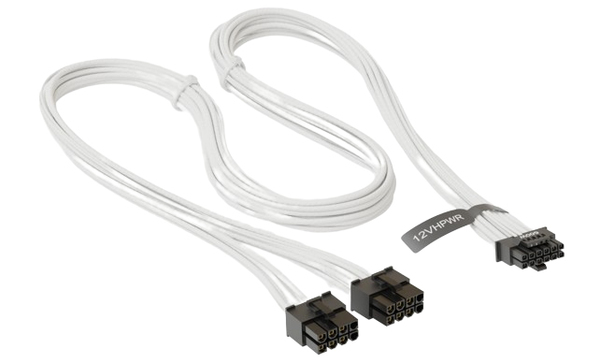 Seasonic 12VHPWR Adapter Cable WHITE