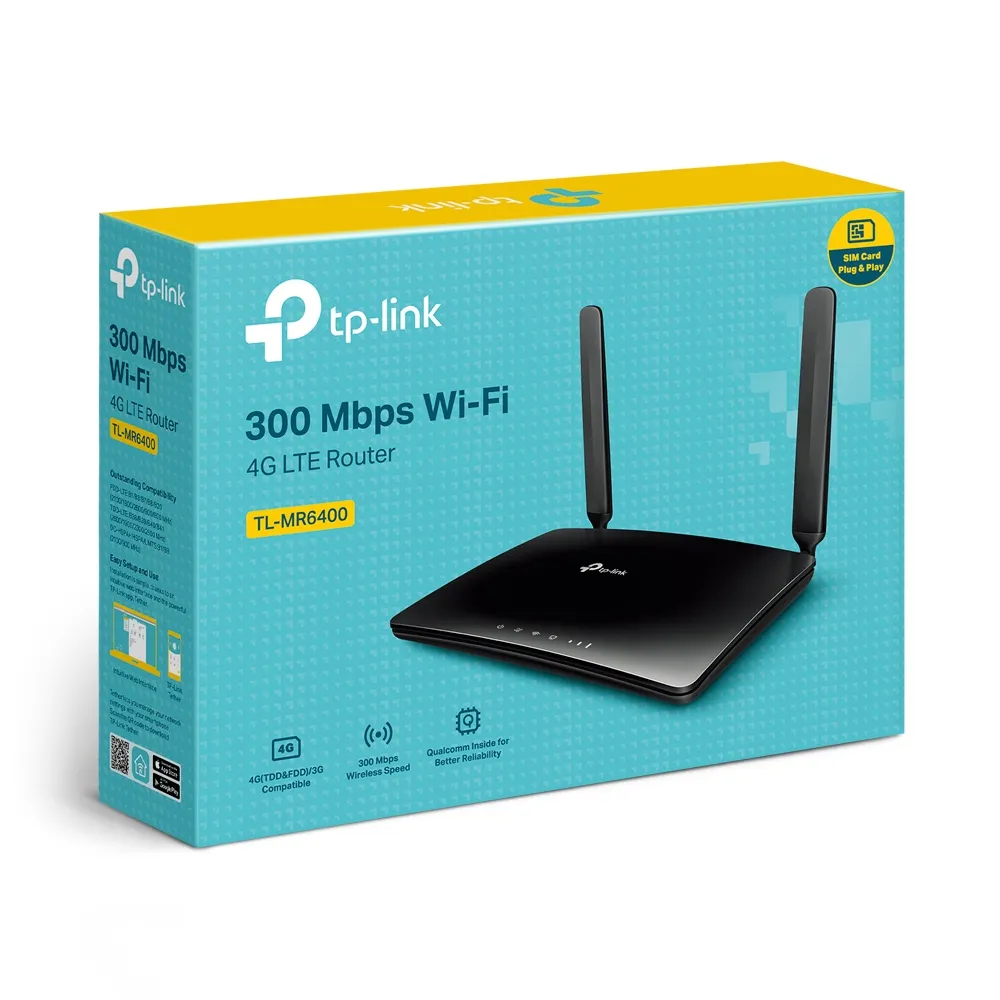 TP-Link TL-MR6400 - 4G - SIM korttipaikka -Wi-Fi reititin