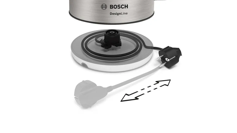 Bosch DesignLine TWK4P440 - vattenkokare, st&aring;l