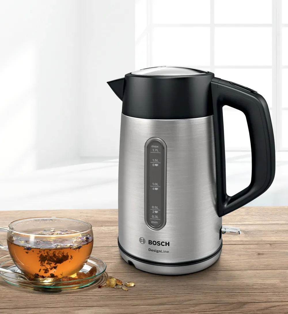 Bosch DesignLine TWK4P440 - vattenkokare, st&aring;l