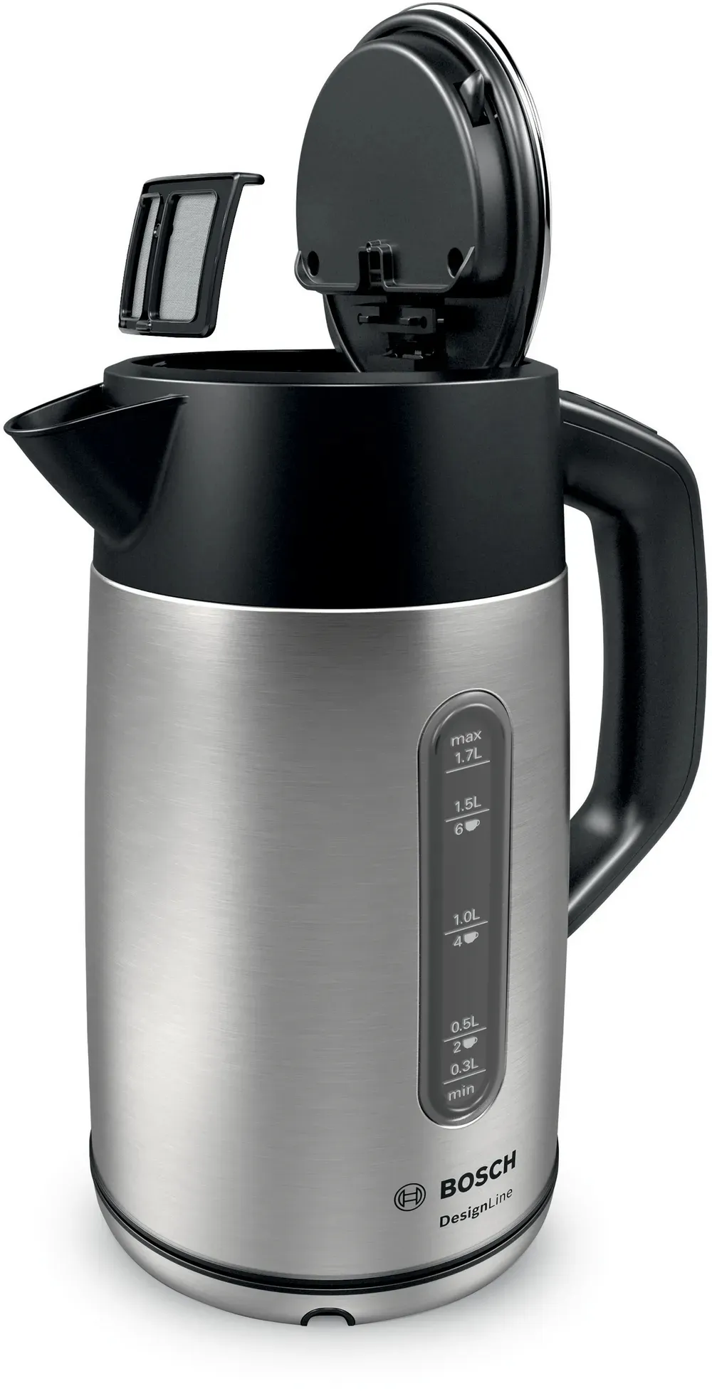 Bosch DesignLine TWK4P440 - vattenkokare, st&aring;l