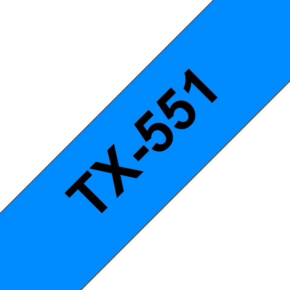 TX 24mm svart p&aring; bl&aring;