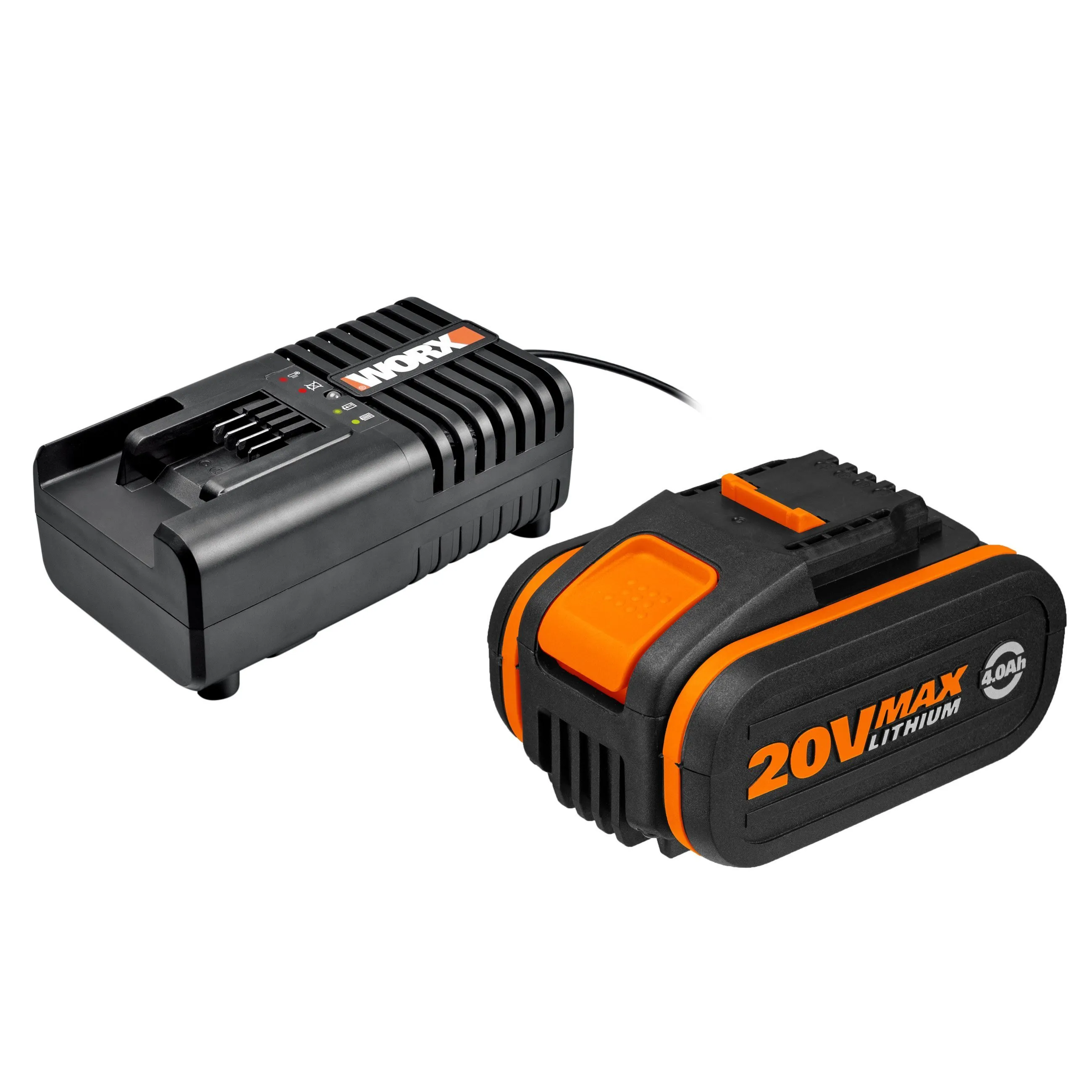 Battery 20V 4 0Ah + charger 2A WORX