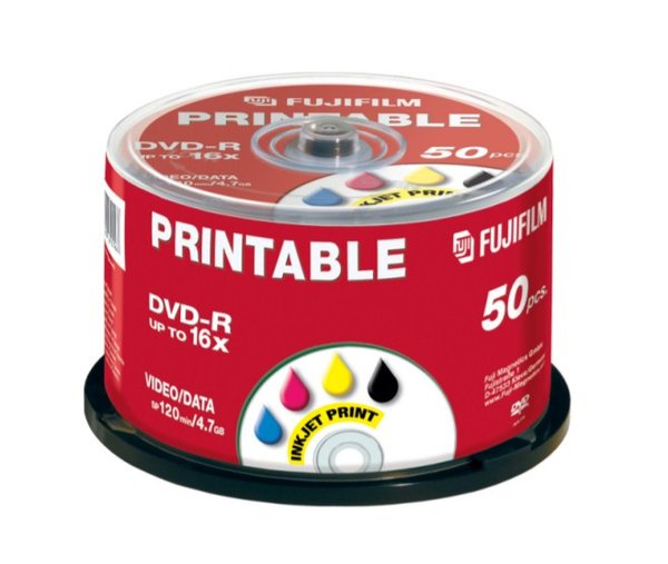 DVD-R 4.7GB 16x Printable Inkjet (50)