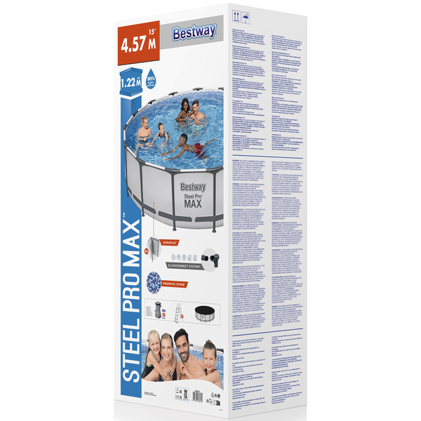 Bestway Steel Pro MAX -allassetti, 4,57x1,22m