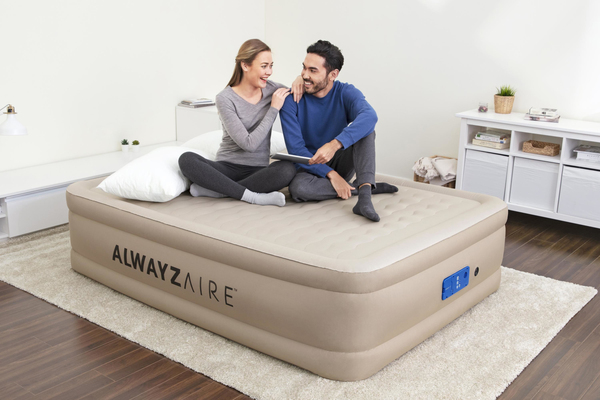 Bestway AlwayzAire Fortech - luftmadrass, 2.03x1.52x0.51m