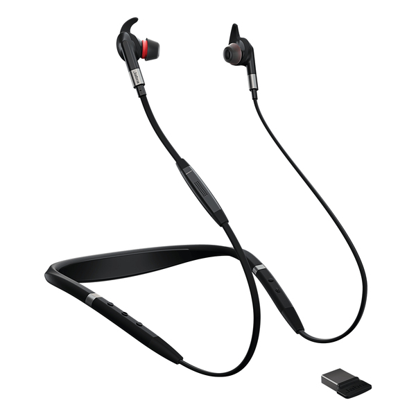 Jabra Evolve 75e MS - Headphones, svart