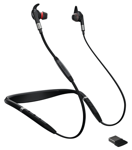 Jabra Evolve 75e MS - Headphones, svart