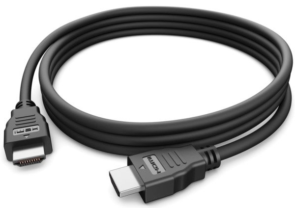 DELL CB325H HDMI 2.0 Flat cable, with Ethernet, 1.8 m, Black