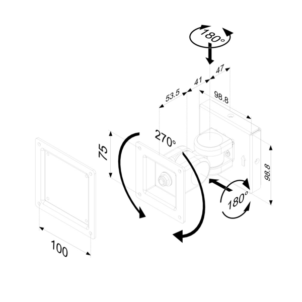 LCD/LED/TFT wall mount