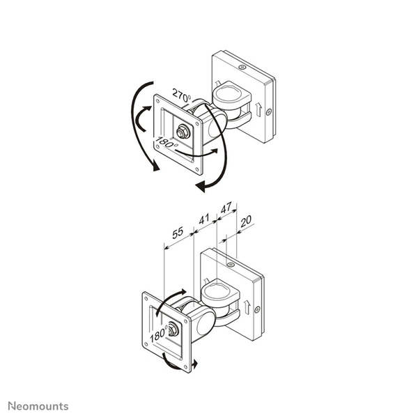 LCD/LED/TFT wall mount