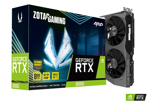 ZOTAC GeForce RTX 3050 AMP 8GB -graphics card