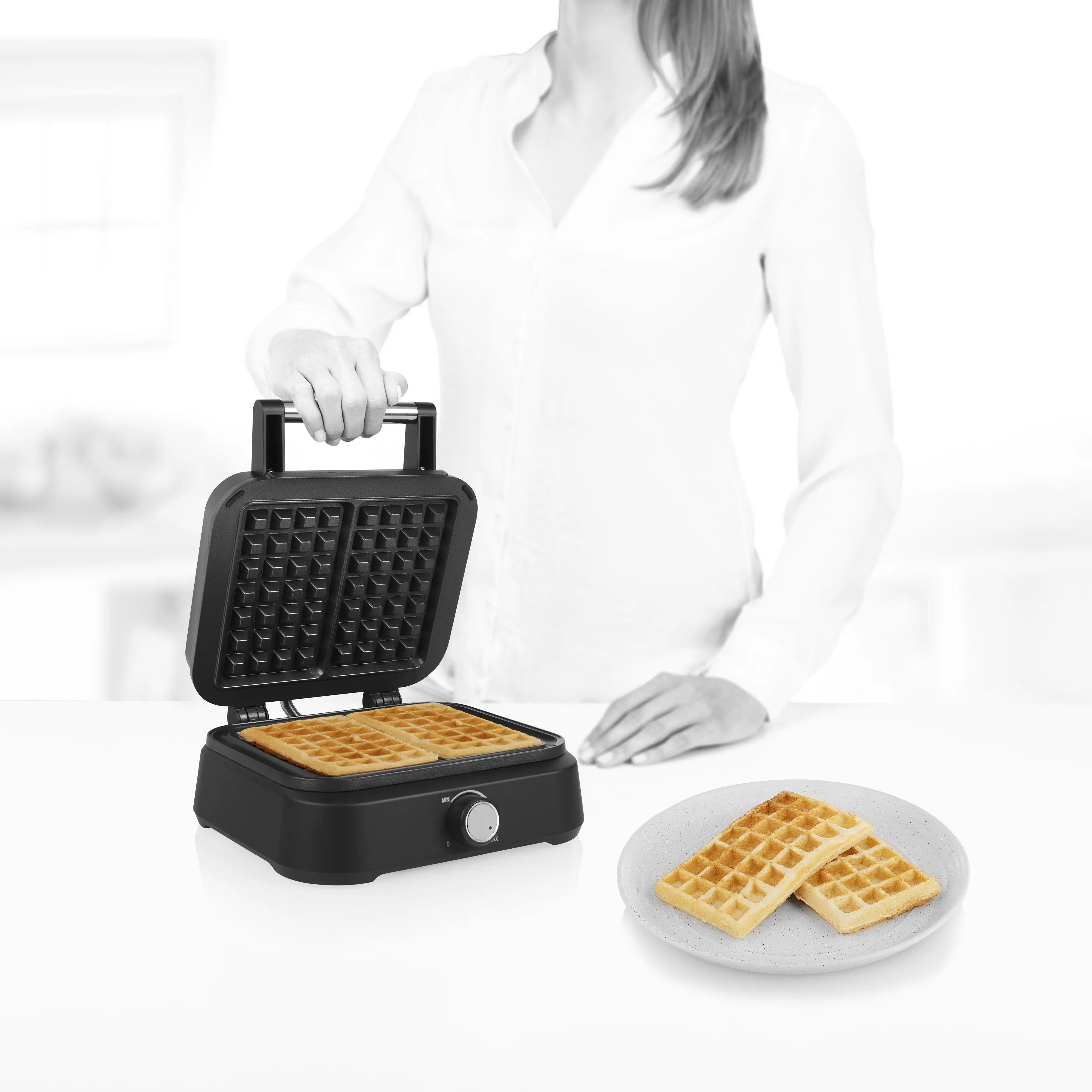 Princess waffle maker (Belgian) 132398 black - belgian vafflejärd