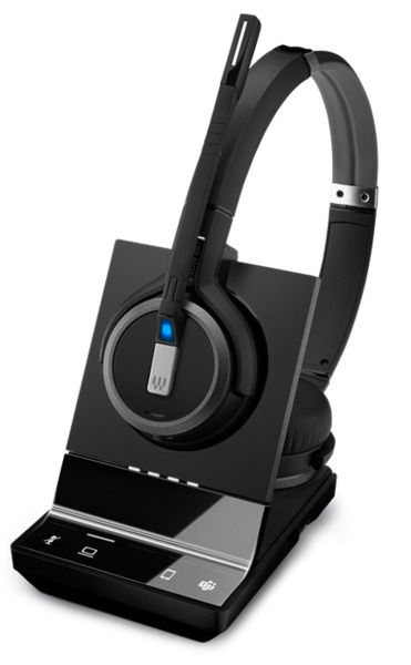 EPOS IMPACT SDW 5066 Wireless Headset with Base Station and Dongle, Black