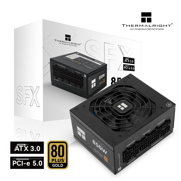 Thermalright 850W - power supply, 80 Plus Gold, Black