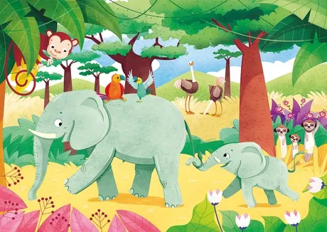 Clementoni Kids Tied Together - puzzle, 2x20pcs.