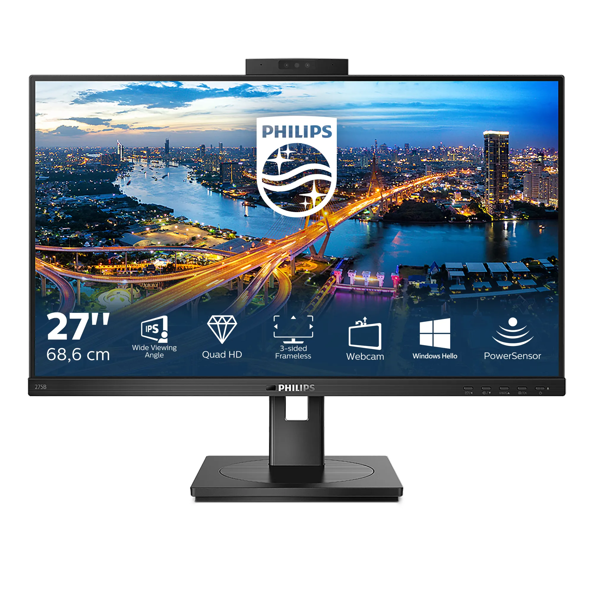 Philips 27&quot; B Line 275B1H/00 QHD, IPS - monitor