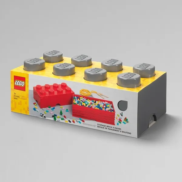 Room Copenhagen LEGO Storage Brick 8, storage box&nbsp;(grey)