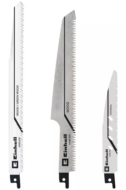 Einhell Saber saw blade set wood, metal, rechargeable battery, 3 pieces