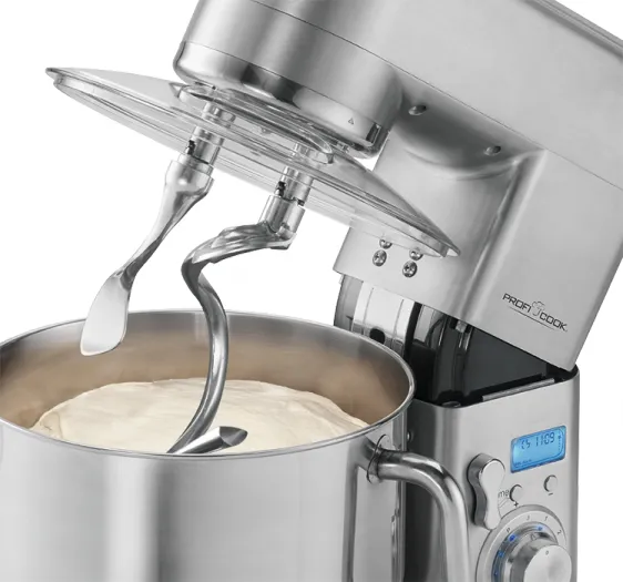 ProfiCook PC-KM 1096 Food Processor, 1500 W, 10 L, Aluminium