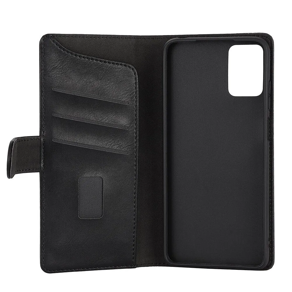 GEAR Wallet, Moto E22i -lompakkokotelo, Musta