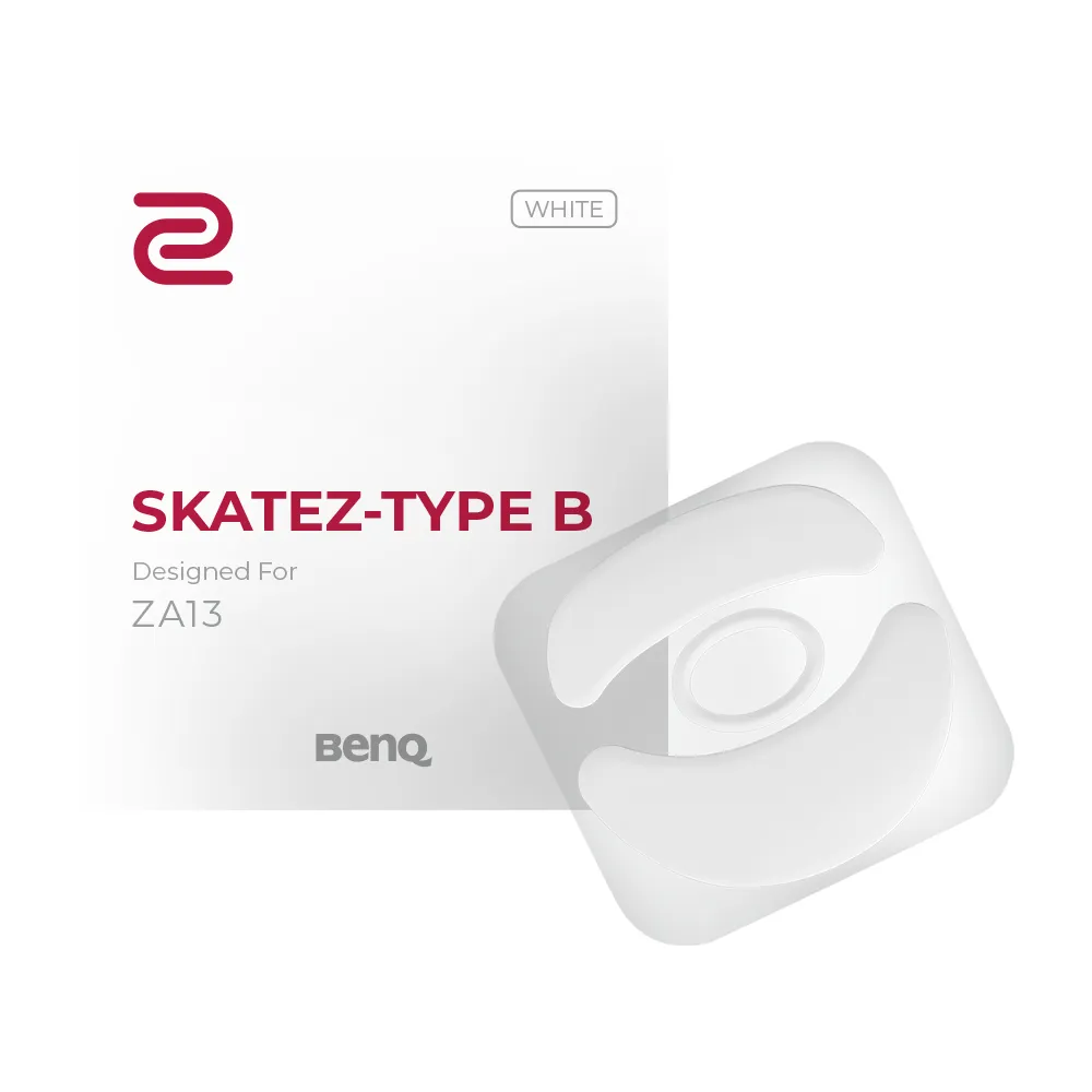 Zowie By BenQ - Skatez Type B White for ZA13 Teflon