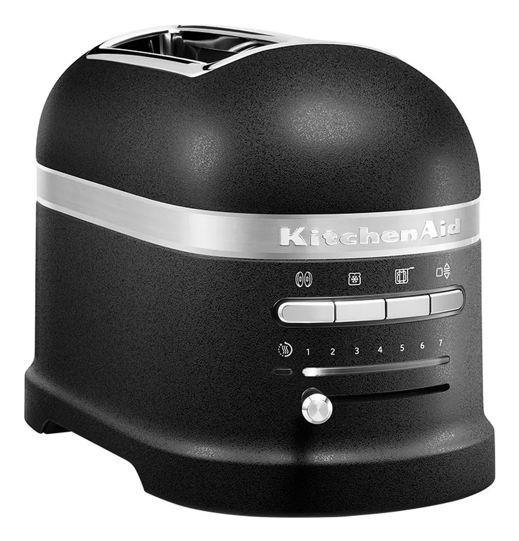 KitchenAid 5KMT2204EBK Br&ouml;drost, 2 skivor, 1250 W - Svart / Rostfritt st&aring;l
