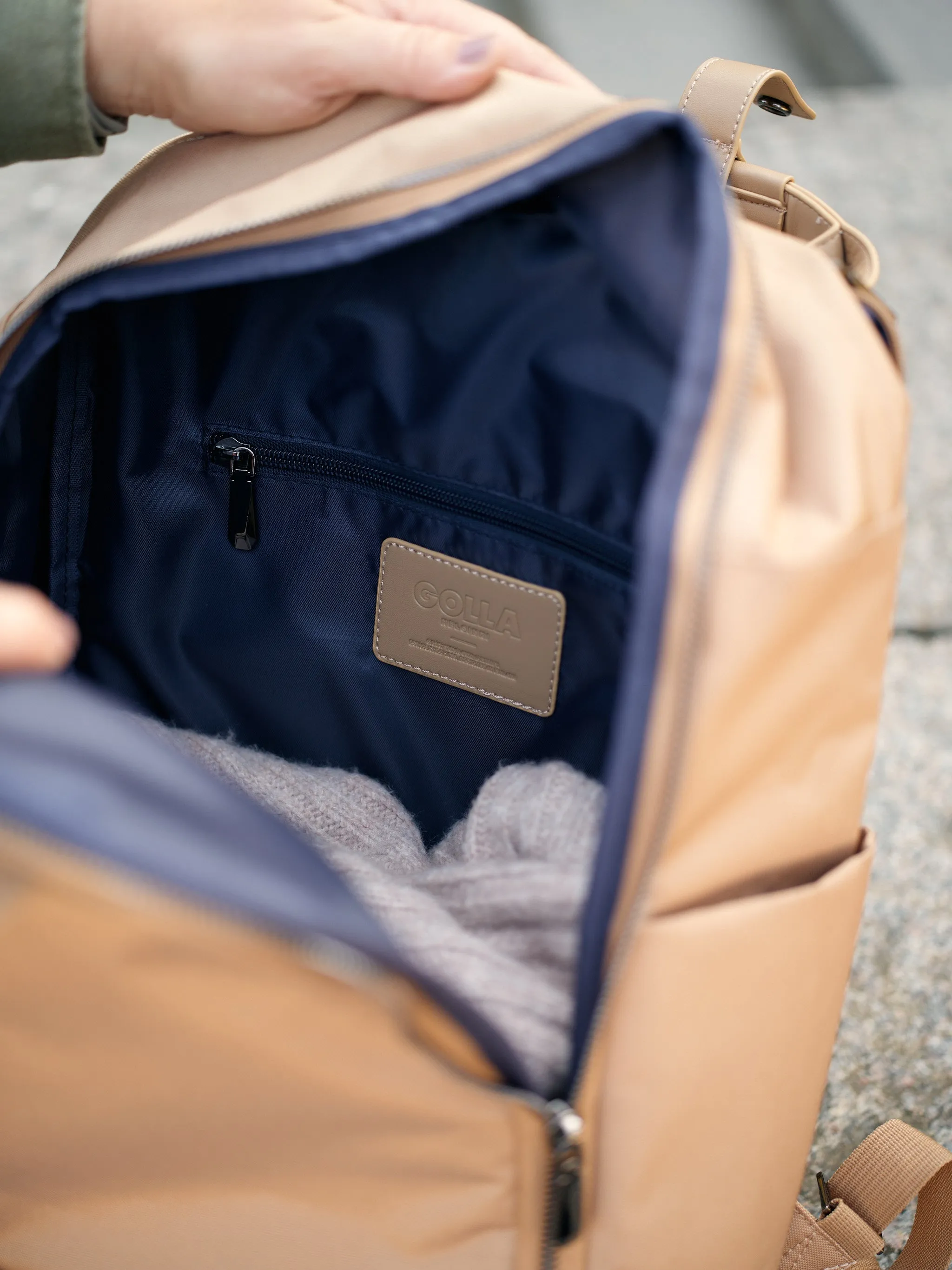 Golla Orion - datorryggs&auml;ck, kaffe f&auml;rg, 15.6"