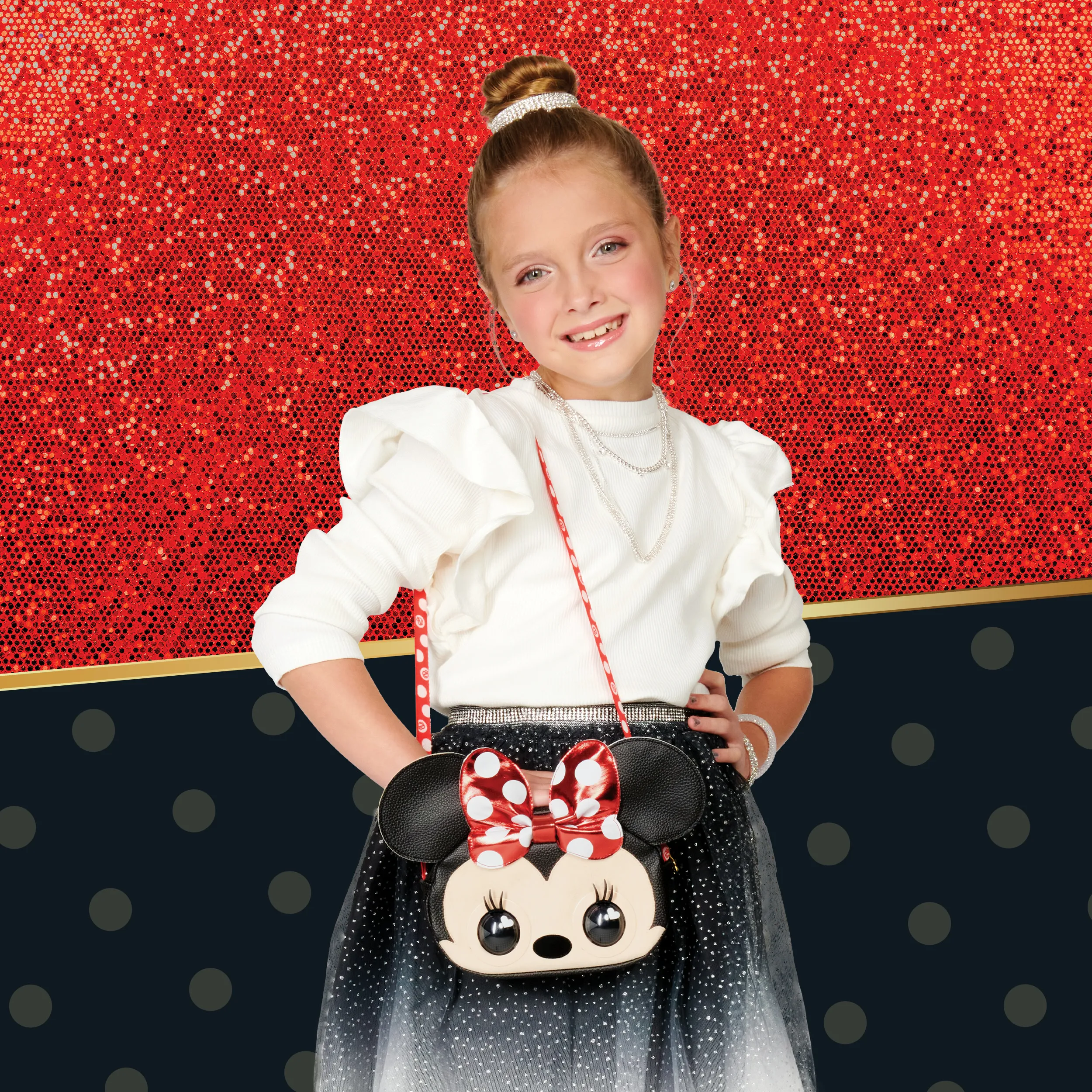 Spin Master Purse Pets Disney Minnie Mouse, bag (beige/red)