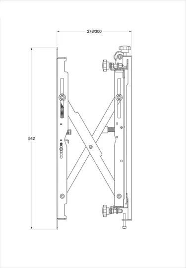 Multibrackets M Public Video Wall Mount Push HD - Wall mount tuotteelle LCD nestekiden&auml;ytt&ouml; / plasma TV - rauta - musta -n&auml;yt&ouml;n koko: 40"-70"