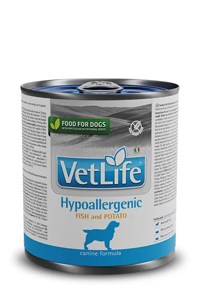 Farmina Vet Life Canine Hypoallergenic Fish & Potato, Wet food for dogs, Adult, 300g