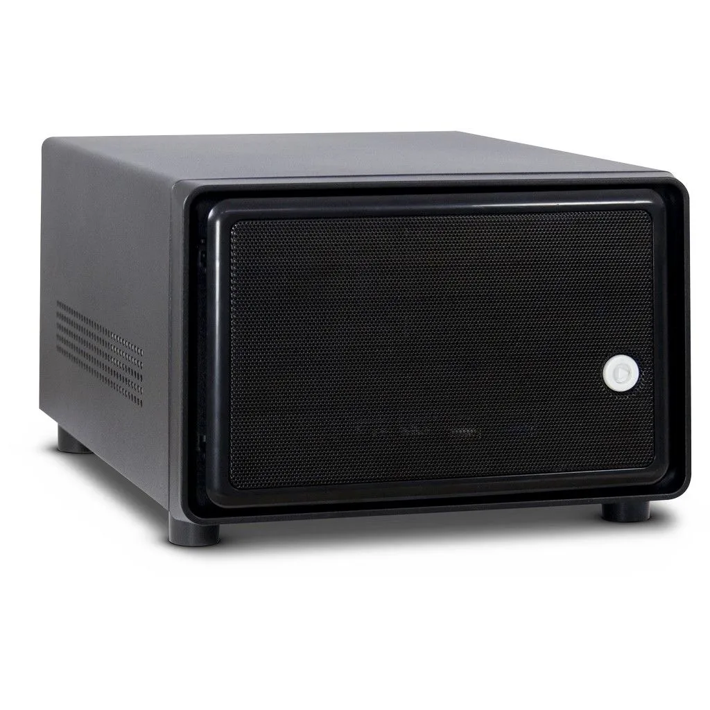 Inter-Tech SC-2100 Tårn Mini ITX Ingen strømforsyning Sort