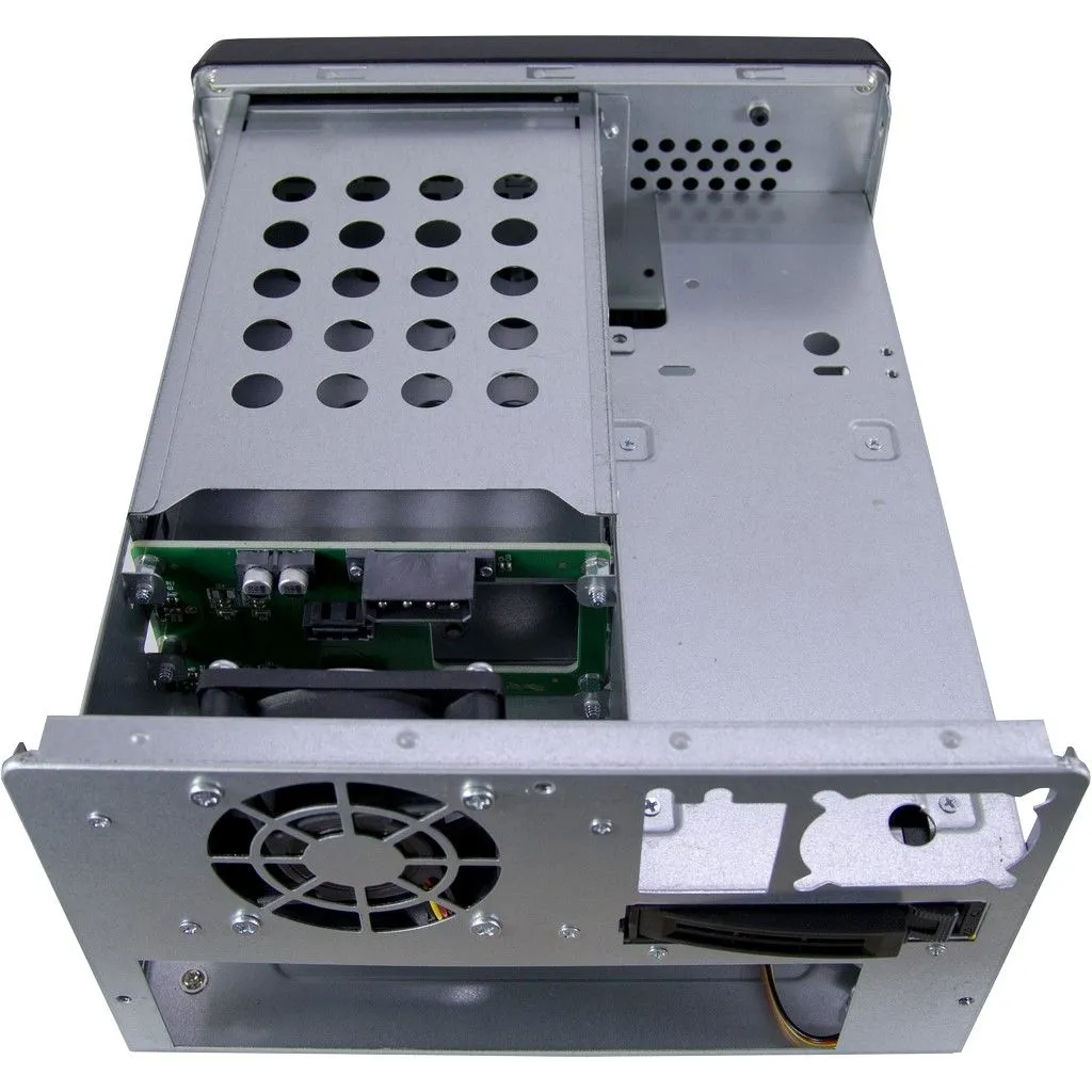 Inter-Tech SC-2100 Tårn Mini ITX Ingen strømforsyning Sort