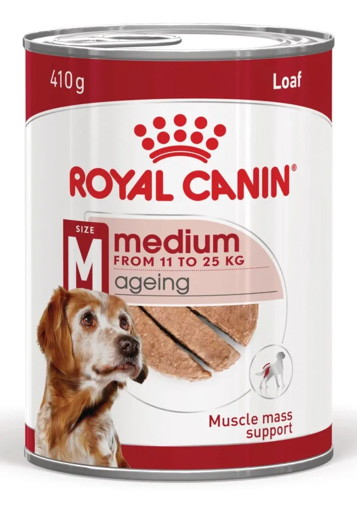 Royal Canin Medium Ageing Loaf, Koiran m&auml;rk&auml;ruoka, 410 g