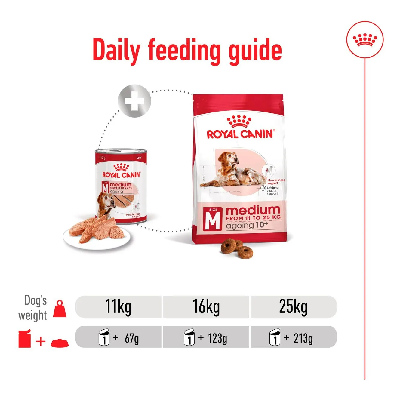 Royal Canin Medium Ageing Loaf, Koiran m&auml;rk&auml;ruoka, 410 g
