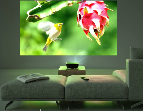 Asus F1 Projector-Full HD/1200-lumen Led light/