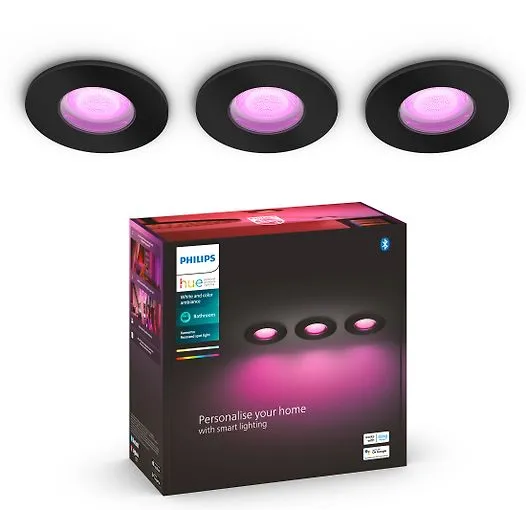 Philips Hue Xamento White and color ambiance 3-Pack - smart light