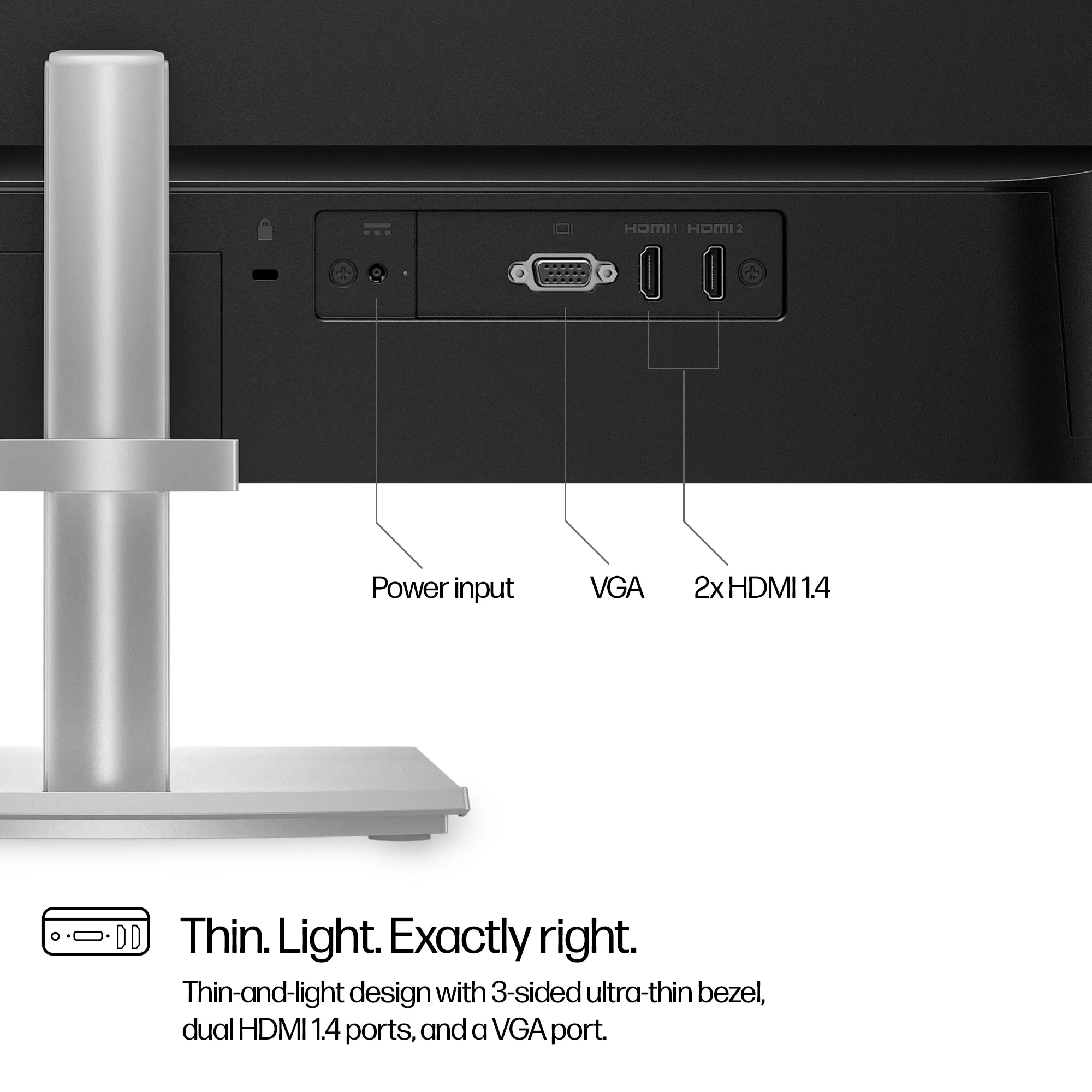 HP 27" Series 5. FHD, 5ms, 100Hz, IPS - monitor