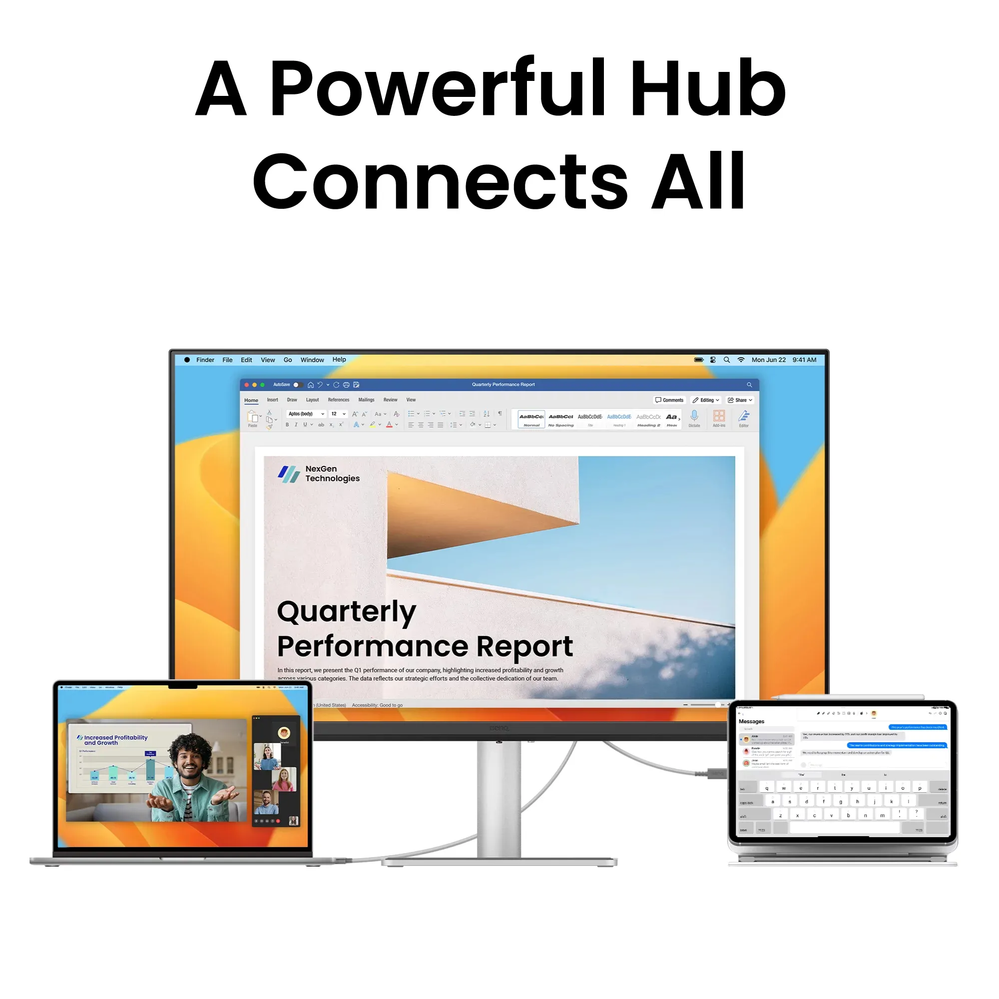 BenQ MA320UP 31.5" 4K UHD, IPS Monitor with USB-C hub