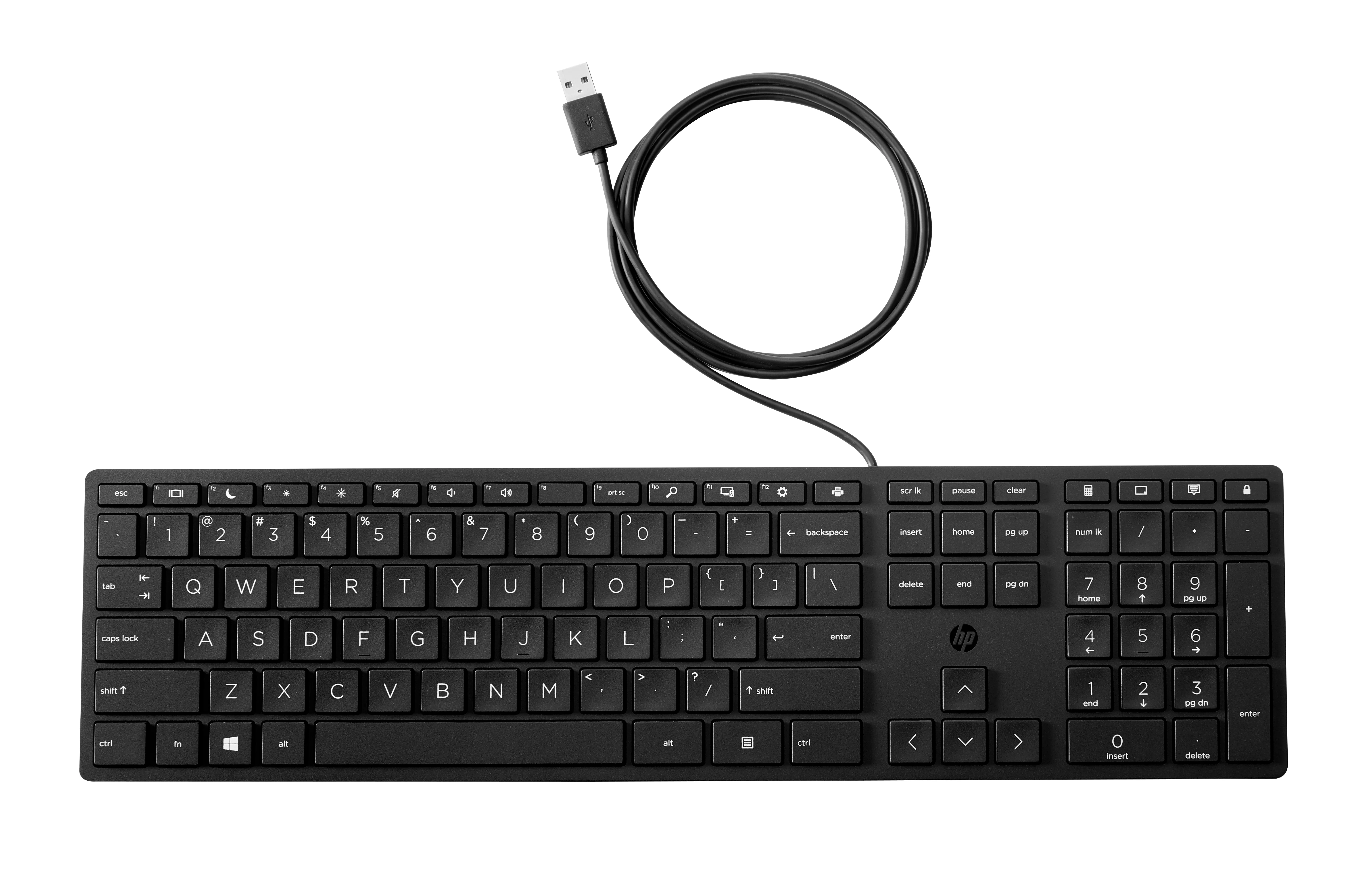 HP 320K - keyboard, Black (Nordic)