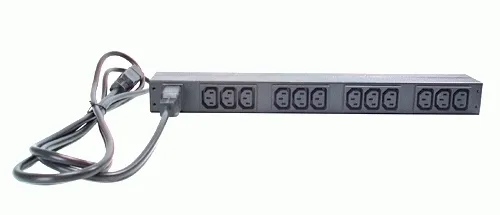 APC Rack PDU, Basic, 1U, 16A, 208/230V.  Input Connection: IEC-320 C20, Cord Length: 2.5 m. Output Connections: 12x IEC 320 C13